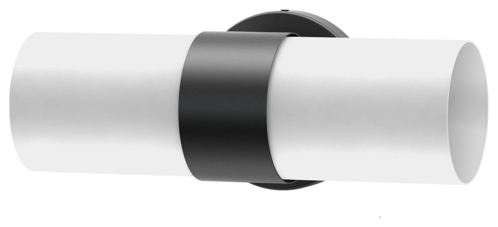 Glam Sconce, Matte Black, Double