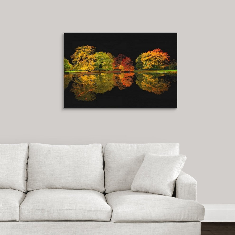 "Black Muse" Wrapped Canvas Art Print, 36"x24"x1.5"