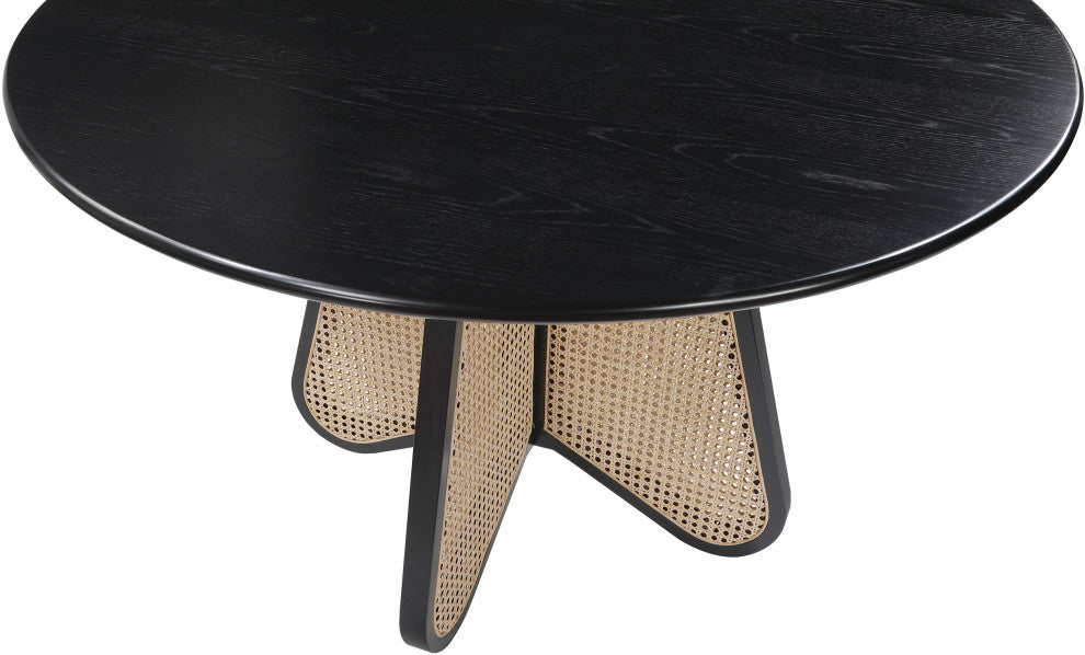 Butterfly Dining Table, Black Finish