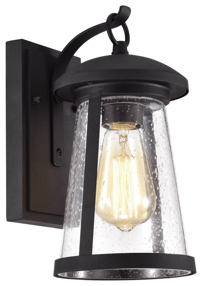 CHLOE Lighting CH2S215BK11-OD1 FREYA Transitional Black Outdoor Wall Sconce