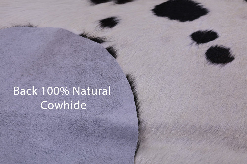 Natural Cowhide Rug 7' 10" X 6' 10" C1781