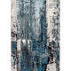 Nuloom Winter Abstract Area Rug, Teal 6'7"x9'