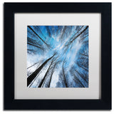 Philippe Sainte-Laudy 'Blue Crunch' Art, Black Frame, White Matte, 11"x11"