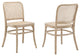 Winona Wood Dining Side Chair Set of 2, Gray