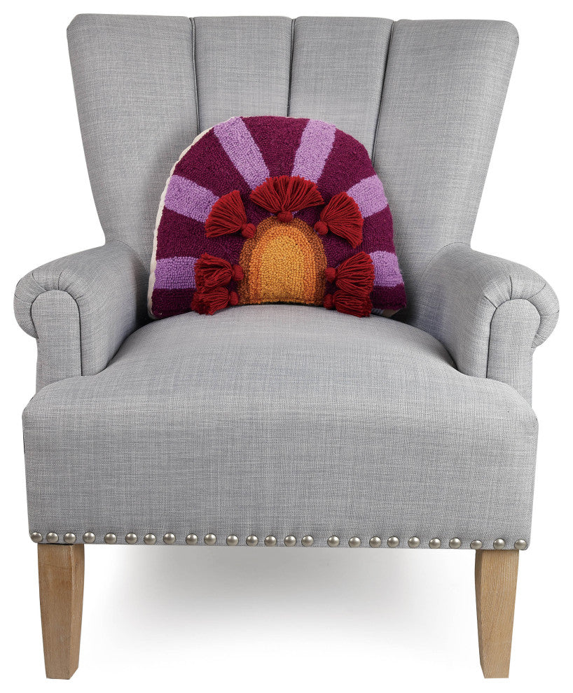 In Bloom W/Tassels Hook Pillow