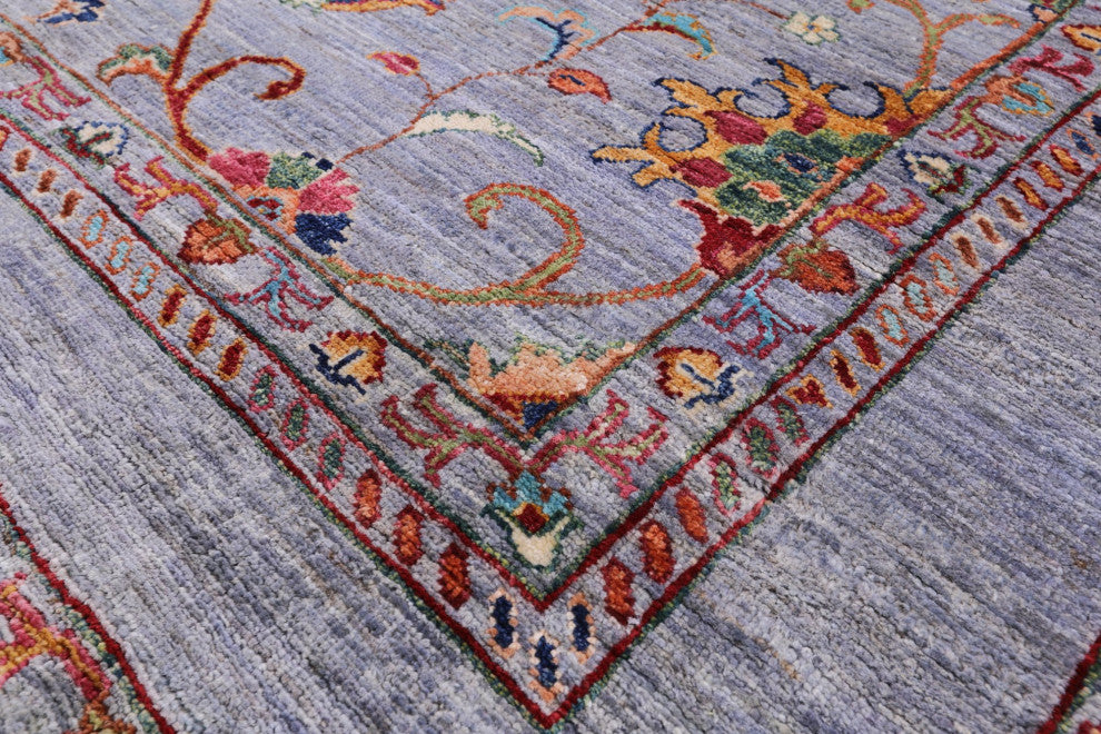 5' 9" X 8' 0" Persian Tabriz Handmade Rug Q7666