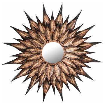 Sunflower Antique Wall Mirror