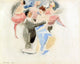 Charles Demuth In Vaudeville: Man and Woman With Chorus Wall Decal