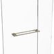 Prestige Skyline 24" Back to Back Shower Door Towel Bar, Polished Nickel