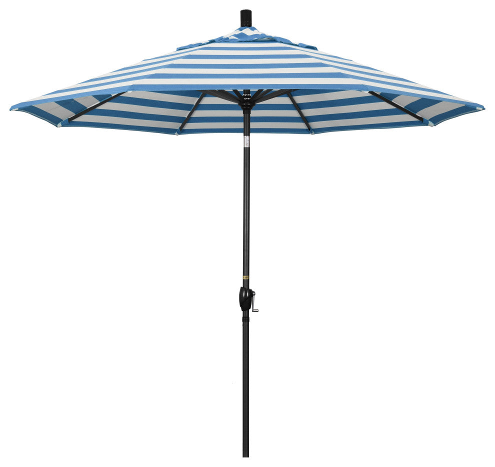 9' Aluminum Umbrella Push Tilt, Cabana Regatta
