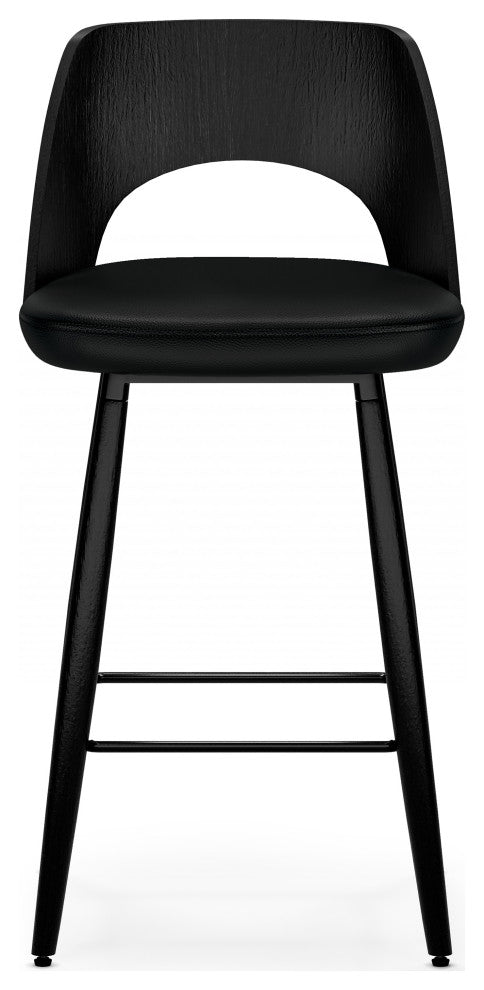 Callie Counter Height stool, Set of 2, Black