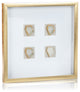 Muzo Gold Framed Crystal Wall Decor, 20"x20"