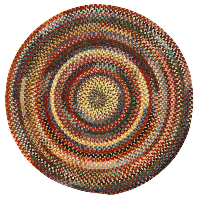 Capel Eaton Multicolor 0442_900 Braided Rugs - 36" Round