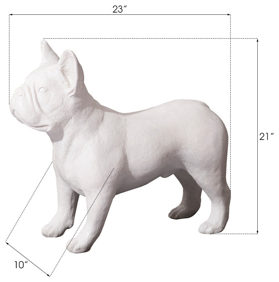 French Bulldog, Gel Coat White