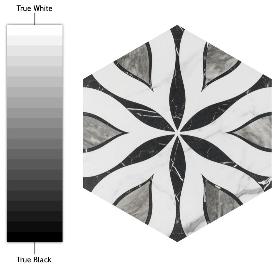 Marbilia Hex Elazig with Biotech Porcelain Floor and Wall Tile