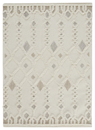 Weave & Wander Elika Ivory 4'x6' Hand Tufted Area Rug