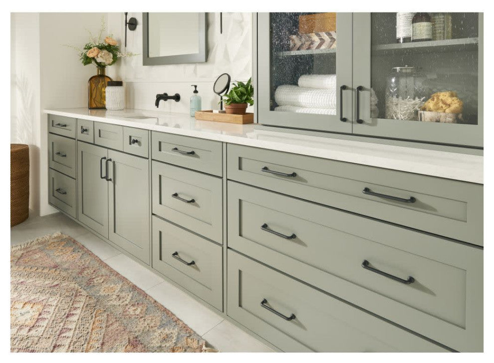 Atlas Homewares A645 Malin 12 Inch Center to Center Handle - Polished Chrome