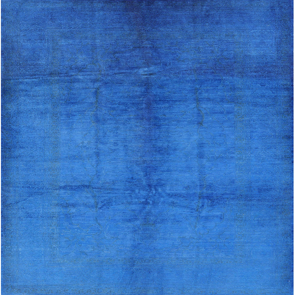 Ahgly Company Indoor Square Mid-Century Modern Area Rugs, 8' Square