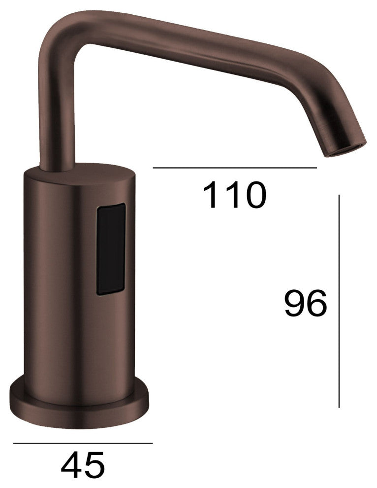 Fontana Bronze Leo Automatic Soap Dispenser -Deck Mounted Commercial Liquid Foam