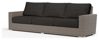 Coronado Spectrum Carbon Plush Weather Resistant Outdoor Sofa