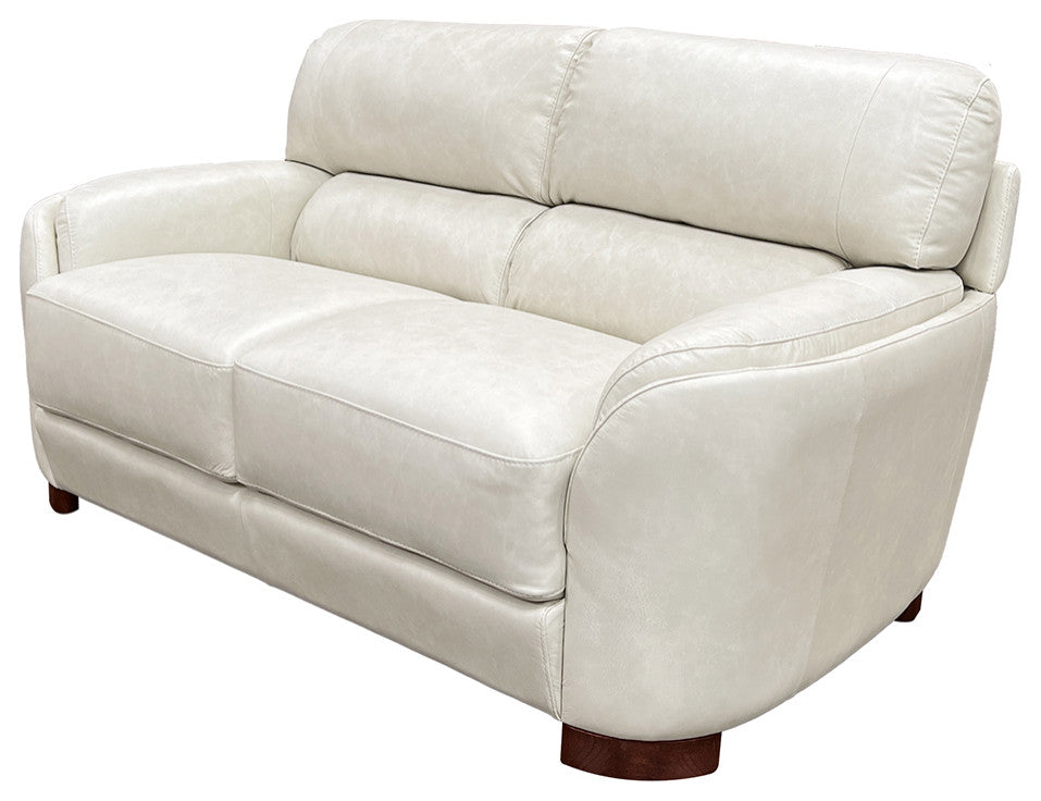 ACME Edrice Loveseat, Ice Gray Top Grain Leather