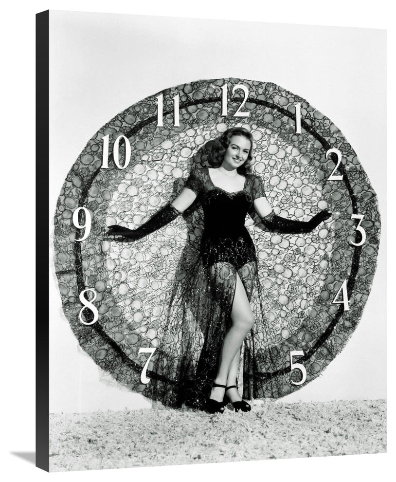 "Happy New Year - Donna Reed" Canvas Giclee by Hollywood Photo Archive, 23"x30"