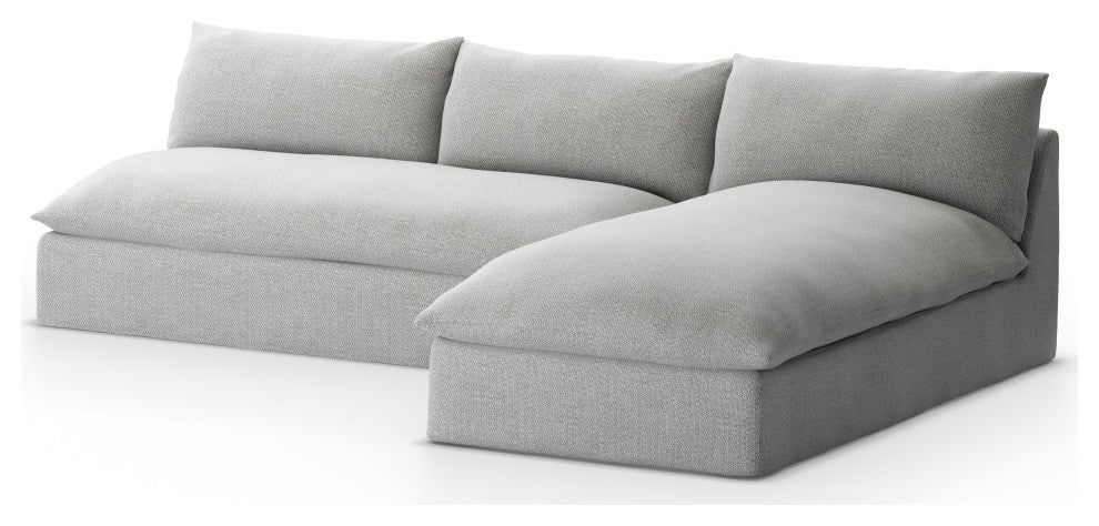 Grant Outdoor 2 Pc Sectional-Faye Ash