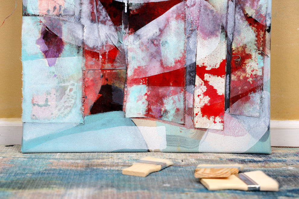 Contemporary Acrylic on Canvas, Original abstract painting, ready to hang