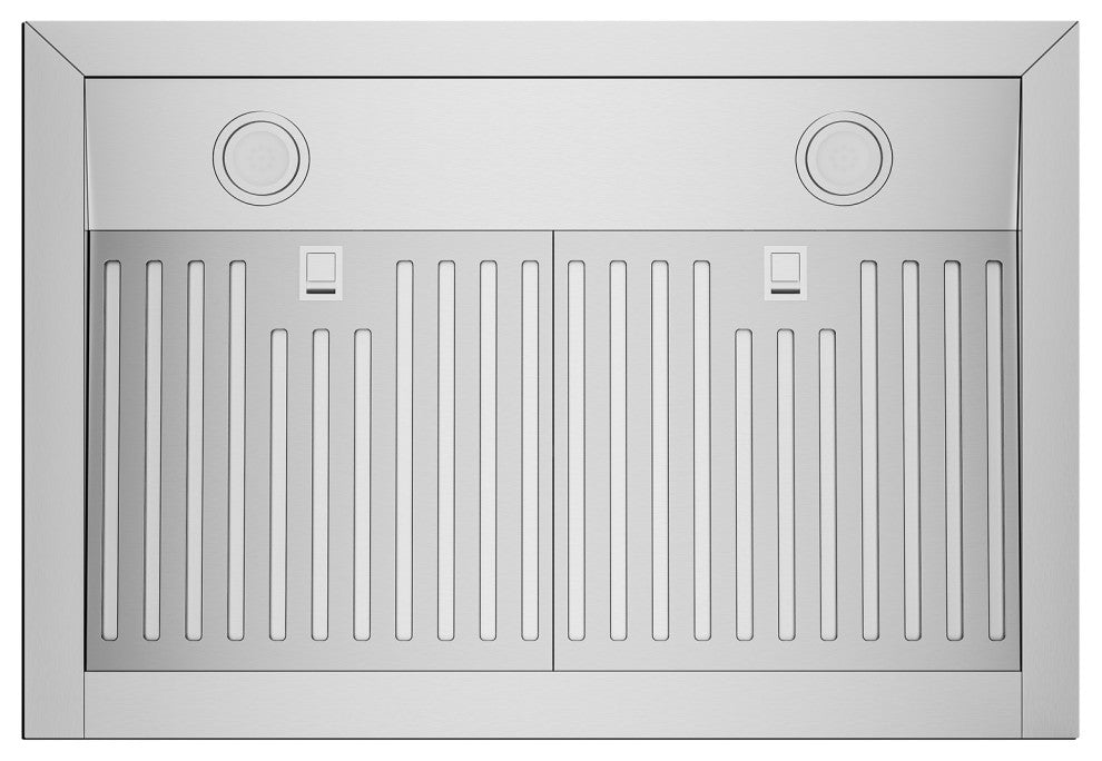 30 in. Kitchen 400 CFM Ducted Under Cabinet Range Hood With Aluminum Motor