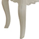 Edalene Vanity Stool, Pearl White