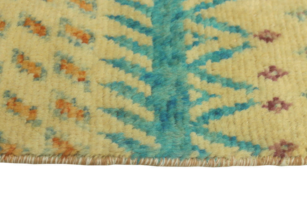 Balochi Parvana Ivory/Red Rug, 3'0 x 4'9