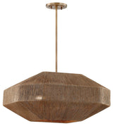 Troy Lighting F3624 Laken 4 Light 24"W Chandelier - Patina Brass