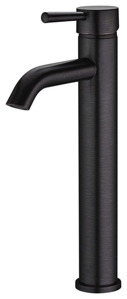 Luxier BSH03-T Single Hole Vessel Bathroom Faucet with Drain, Oil Rubbed Bronze