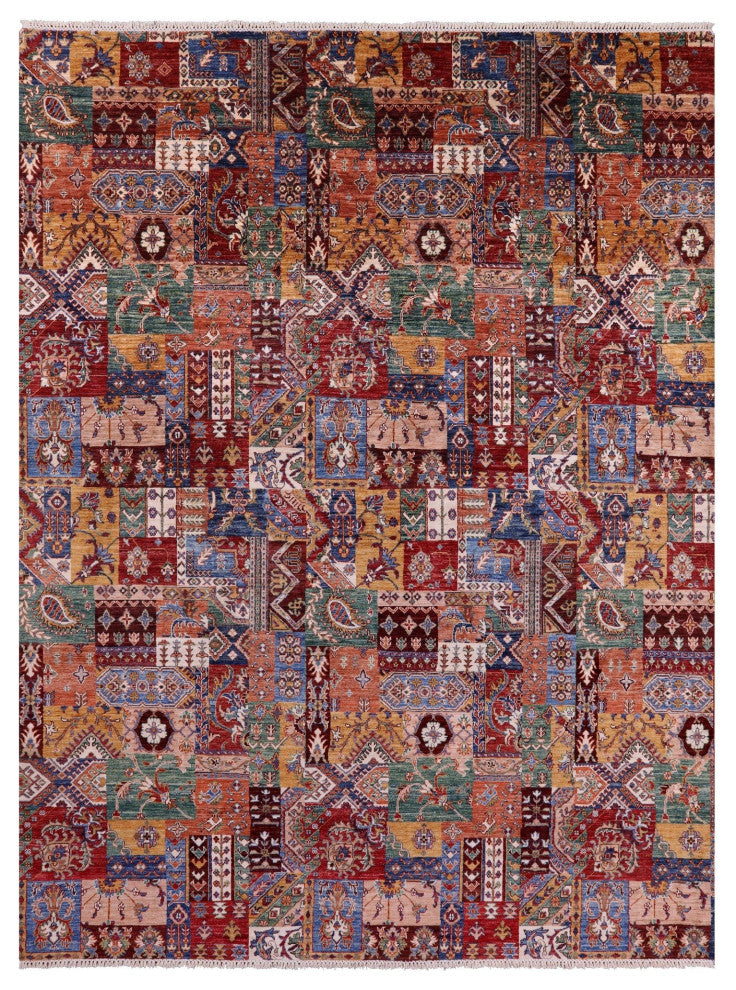 Handmade Super Kazak Wool Rug 8' 4" X 11' 0" Q11227