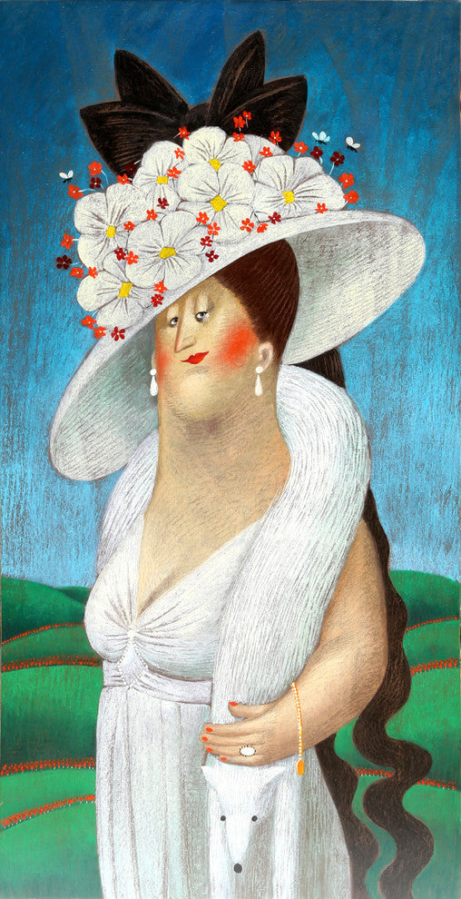 Leandro Velasco "Ready For Easter" Oil Painting