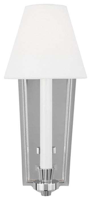 Paisley Tall Sconce, Polished Nickel