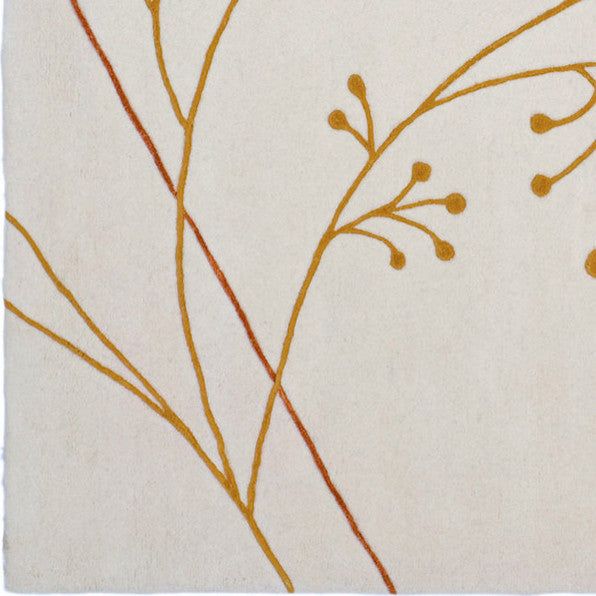Safavieh Soho soh305b Floral Rug, Ivory/Org, 2'6"x8'0" Runner