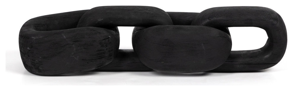 Wood Chain-Carbonized Black