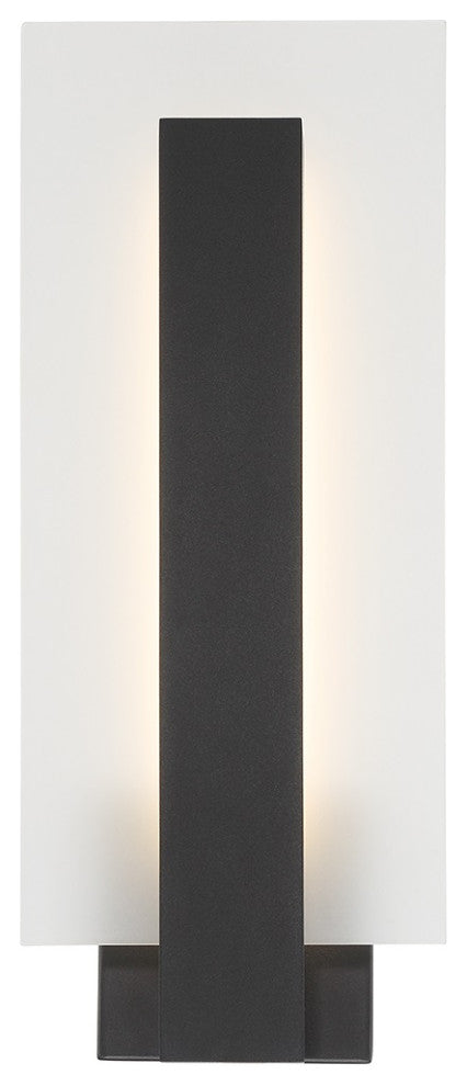 Carta 1-Light 17.75" Sconce, Black