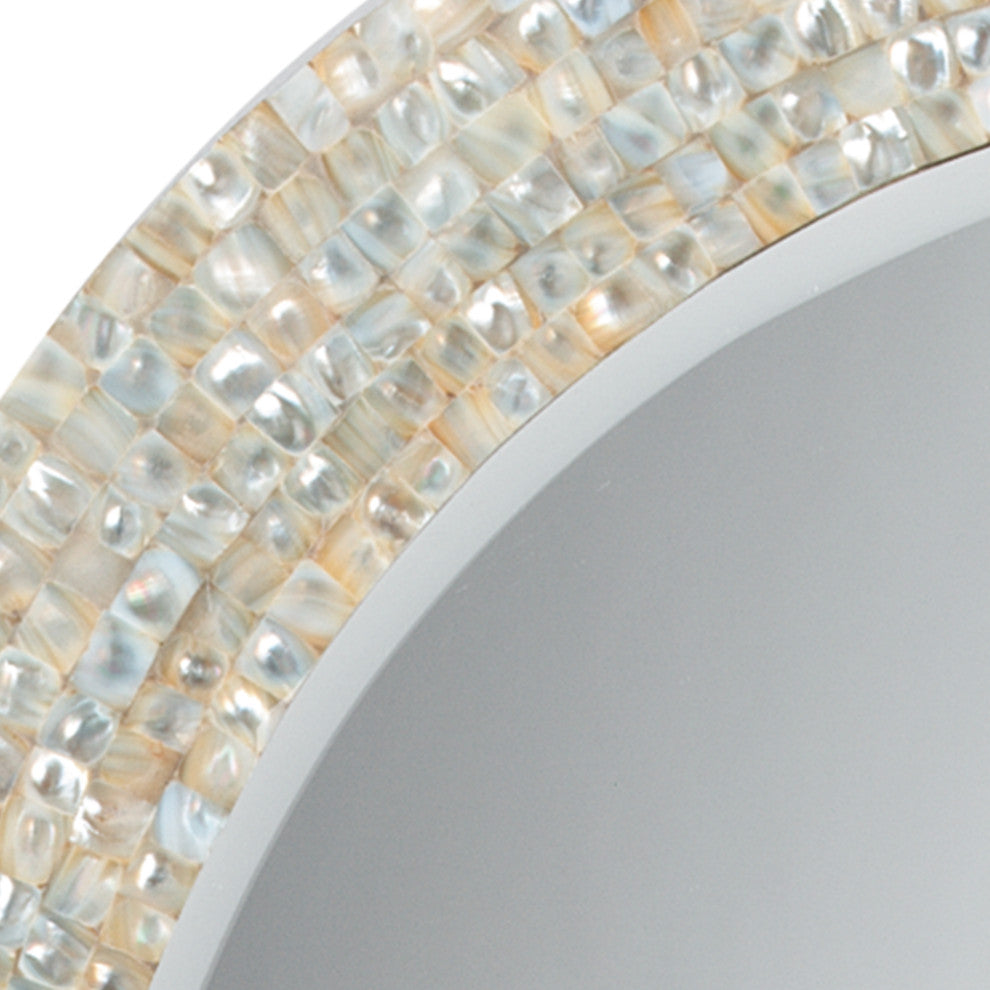 Large Oval Mirror, Mother of Pearl