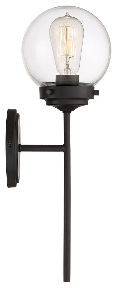 1-Light Wall Sconce in Oil Rubbed Bronze