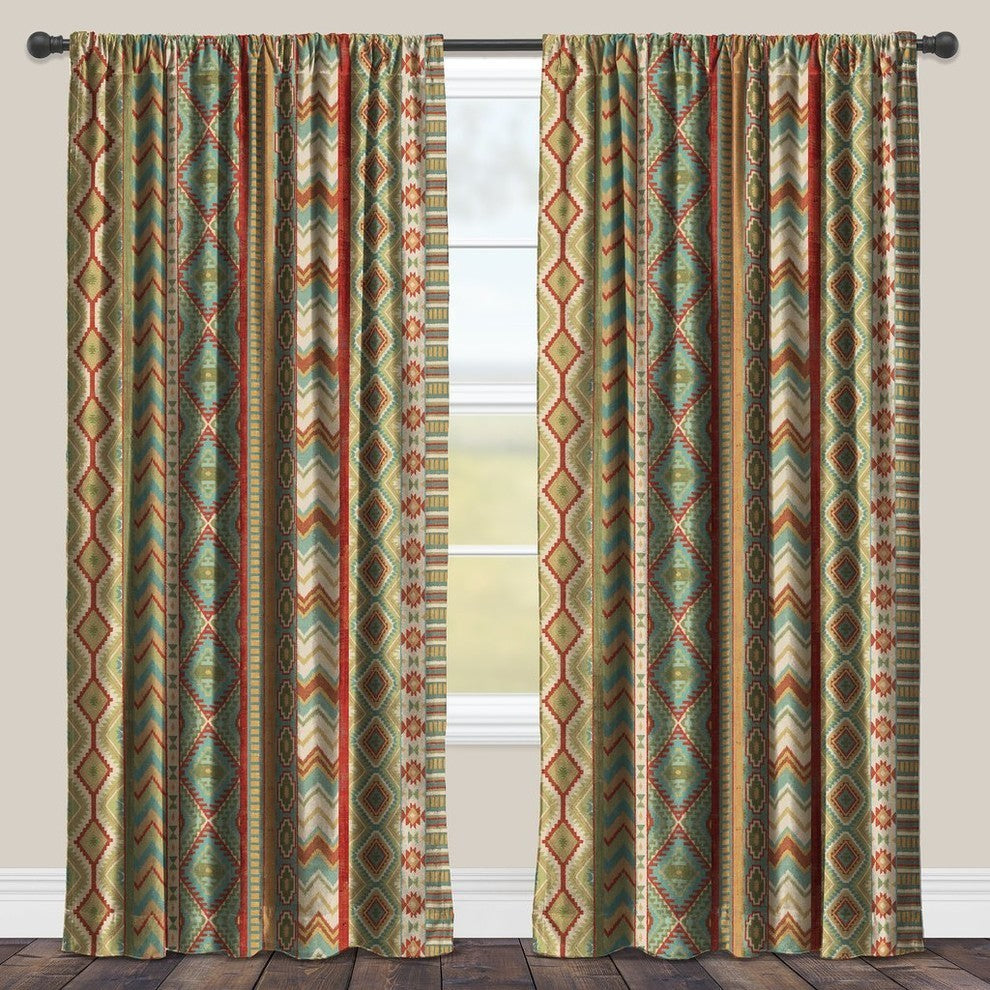 Country Mood Sage Room Darkening Window Curtain, 95"