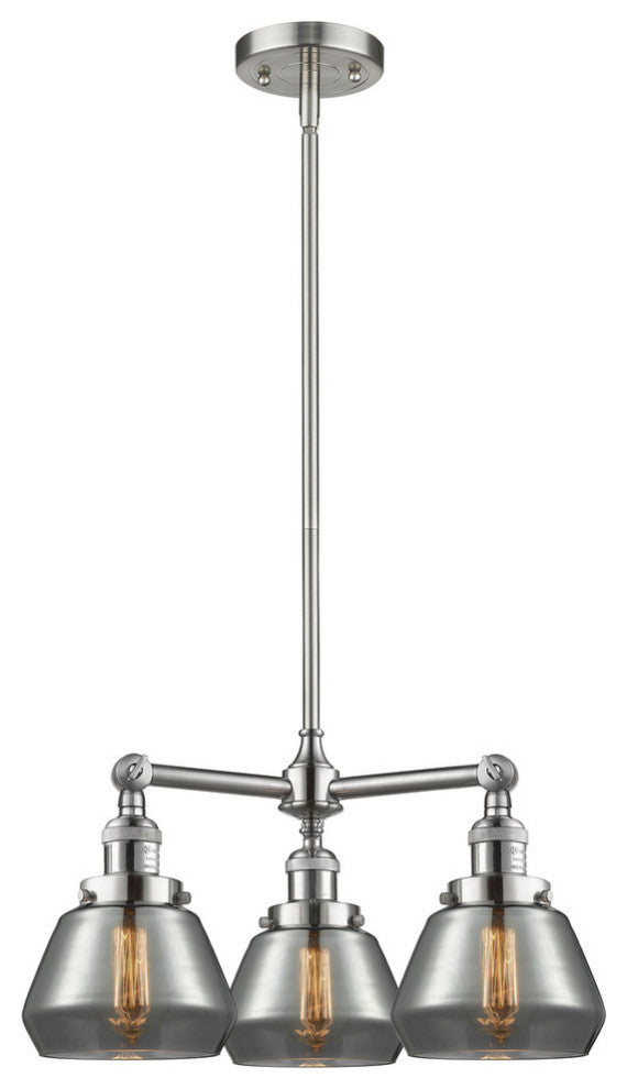 Innovations Lighting 207-Sn-G173-Led 3 Light Dimmable Led Chandelier