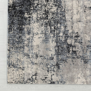 Noori Rug Lagoon Beige/Charcoal Rug, 5'3" X 8'0"