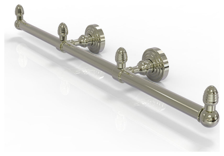 Waverly Place 3 Arm Guest Towel Holder, Polished Nickel