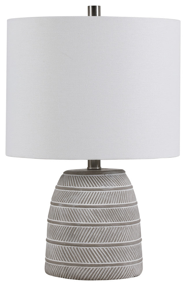 20" Coastal Brown Accent Lamp