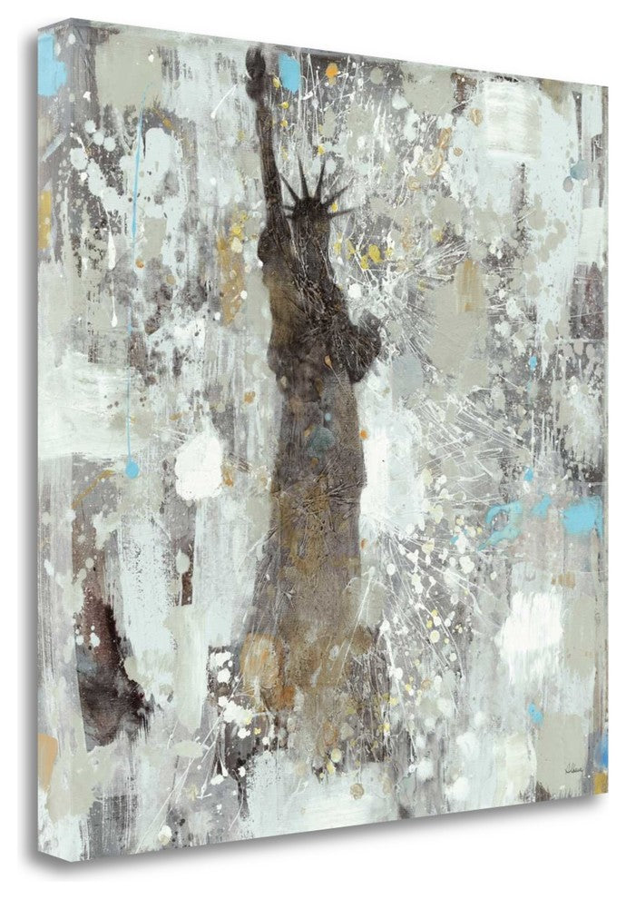 "Statue Of Liberty Neutral" By Albena Hristova, Giclee on Gallery Wrap Canvas