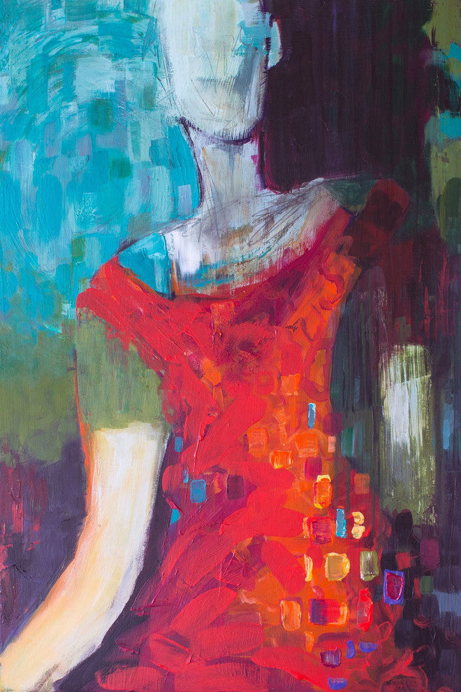 "Expecting You" Painting Print on Wrapped Canvas, 40x60