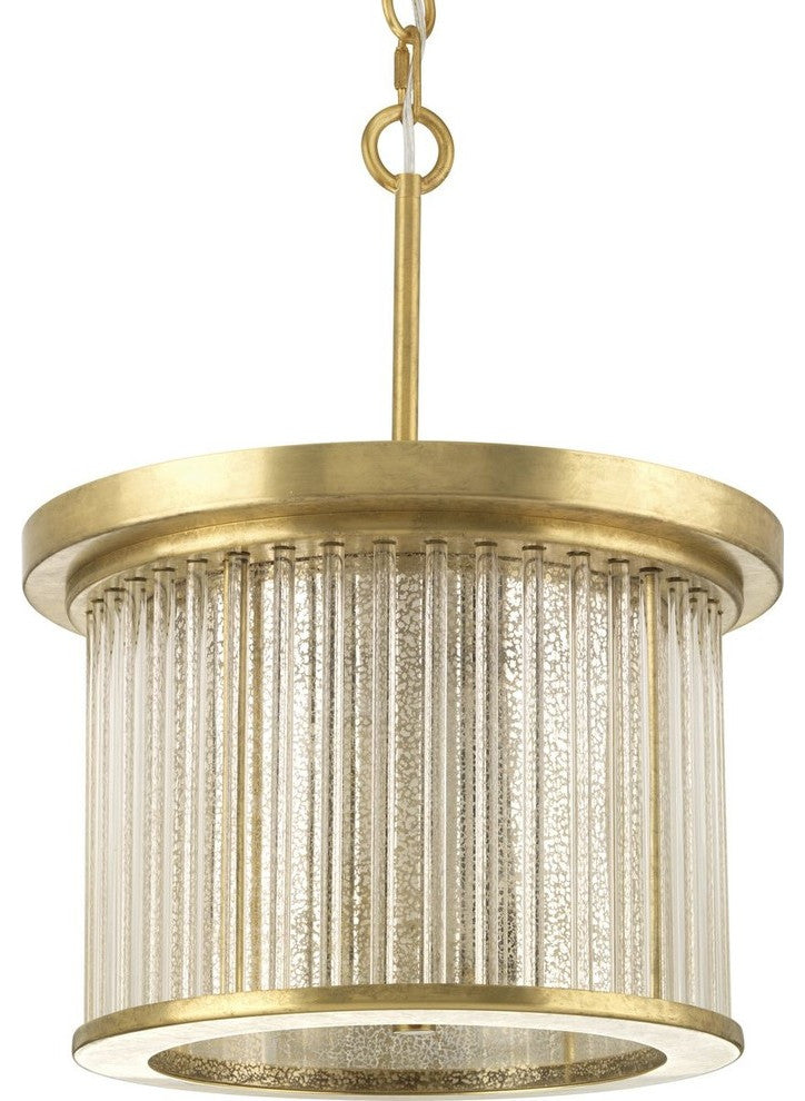 POINT DUMEÂ® Sequit Point Collection Brushed Brass Semi-Flush Convertible