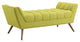 Response Medium Upholstered Fabric Bench, Wheatgrass